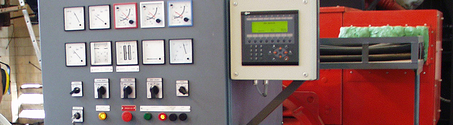 Kraftstation, kontrollpanel